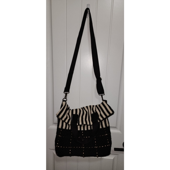 Rags2Riches tote bag purse large crossbody rags 2 riches - Picture 2 of 8